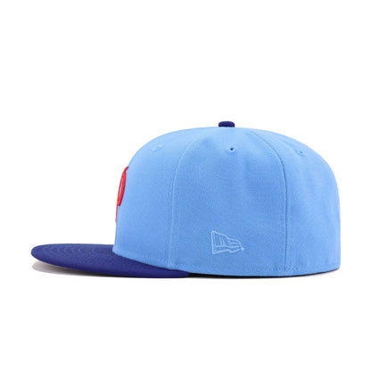 Philadelphia Phillies Sky Blue Dark Royal Blue 1950 New Era 59Fifty Fitted