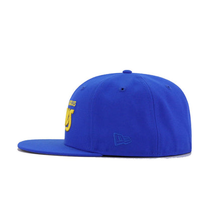 Los Angeles Rams Blue Bead New Era 59Fifty Fitted
