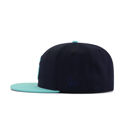 Seattle Kraken Navy Clear Mint New Era 59Fifty Fitted