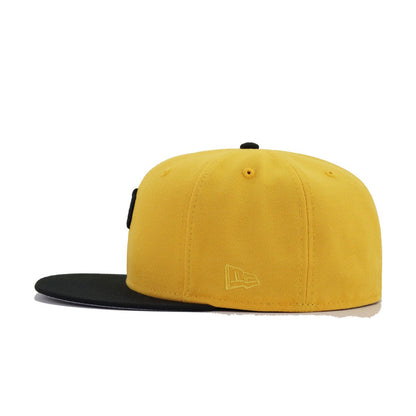 Pittsburgh Pirates A Gold Black New Era 59Fifty Fitted