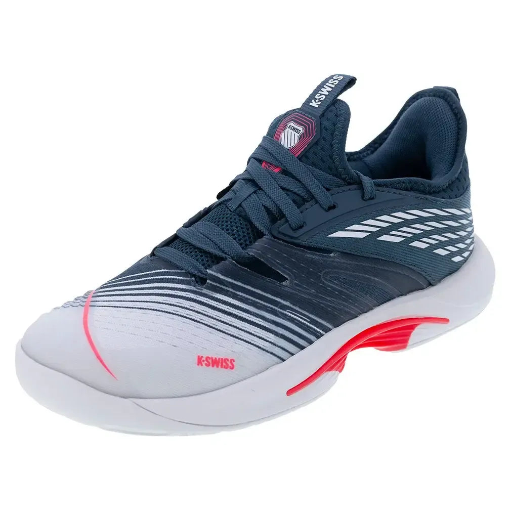 Men's SpeedTrac Tennis Shoes White and Stargazer-Footwear-K-Swiss-07392-129S25_copy-Tennis Express