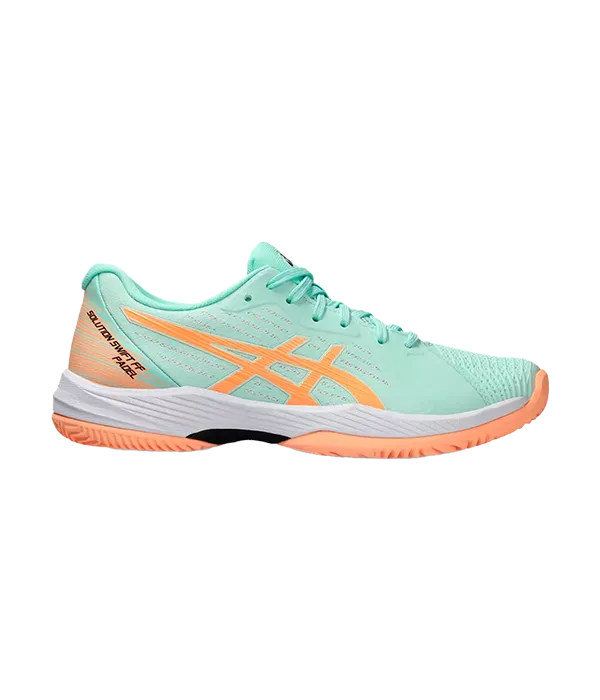 Padel Shoes Asics Solution Swift FF Padel Mujer Mint Tint/Bright Sunstone