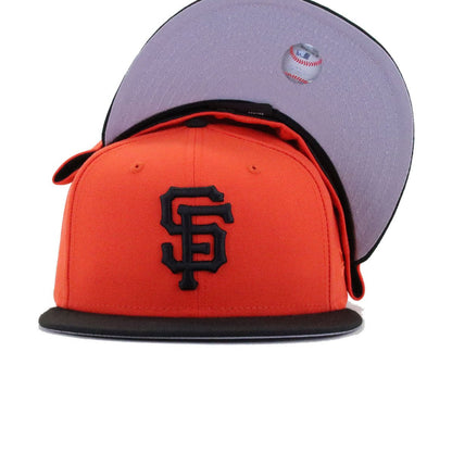 San Francisco Giants Orange Black New Era 59Fifty Fitted