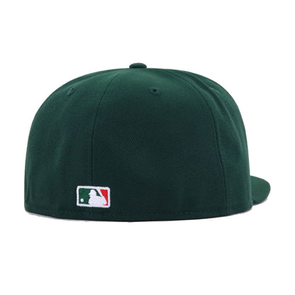 New York Yankees Dark Green Radiant Red New Era 59Fifty Fitted
