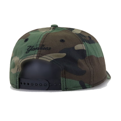 New York Yankees Woodland Camouflage New Era 9Forty A-Frame Snapback