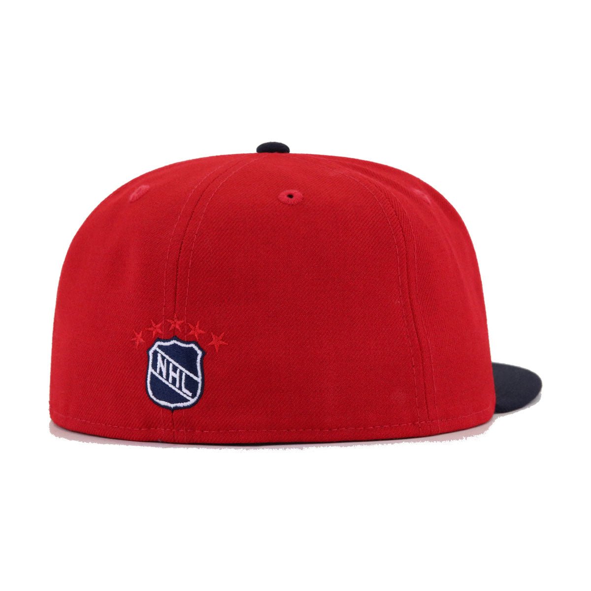 Washington Capitals Scarlet Navy Screaming Eagle New Era 59Fifty Fitted
