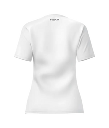 Camiseta HEAD Club 25 Tech Mujer White 2025