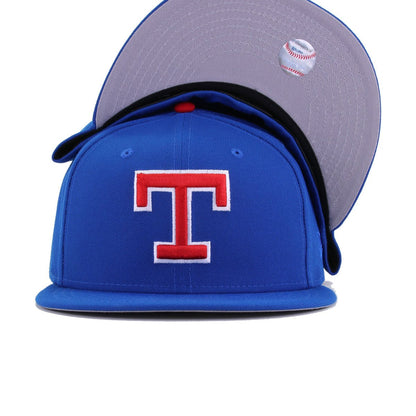 Texas Rangers Blue Azure 1986 New Era 59Fifty Fitted