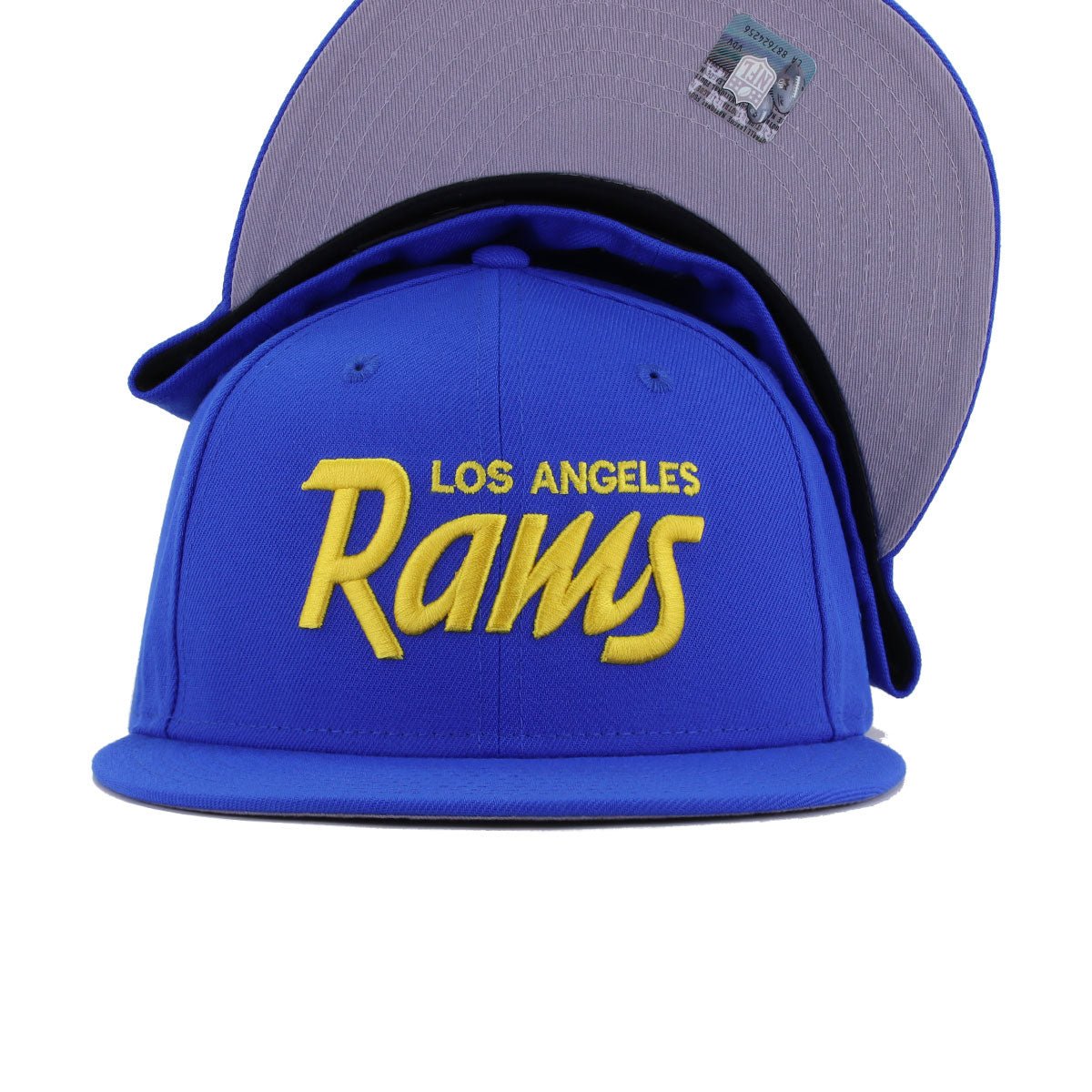 Los Angeles Rams Blue Bead New Era 59Fifty Fitted
