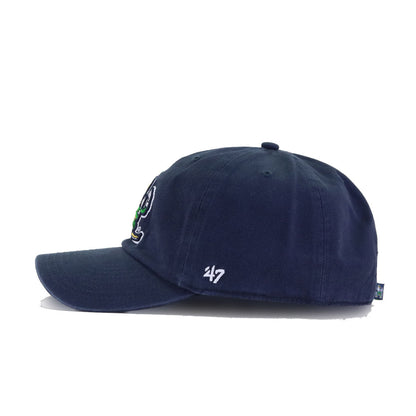 Notre Dame University Fighting Irish Navy Leprechaun 47 Brand Clean Up Dad Hat