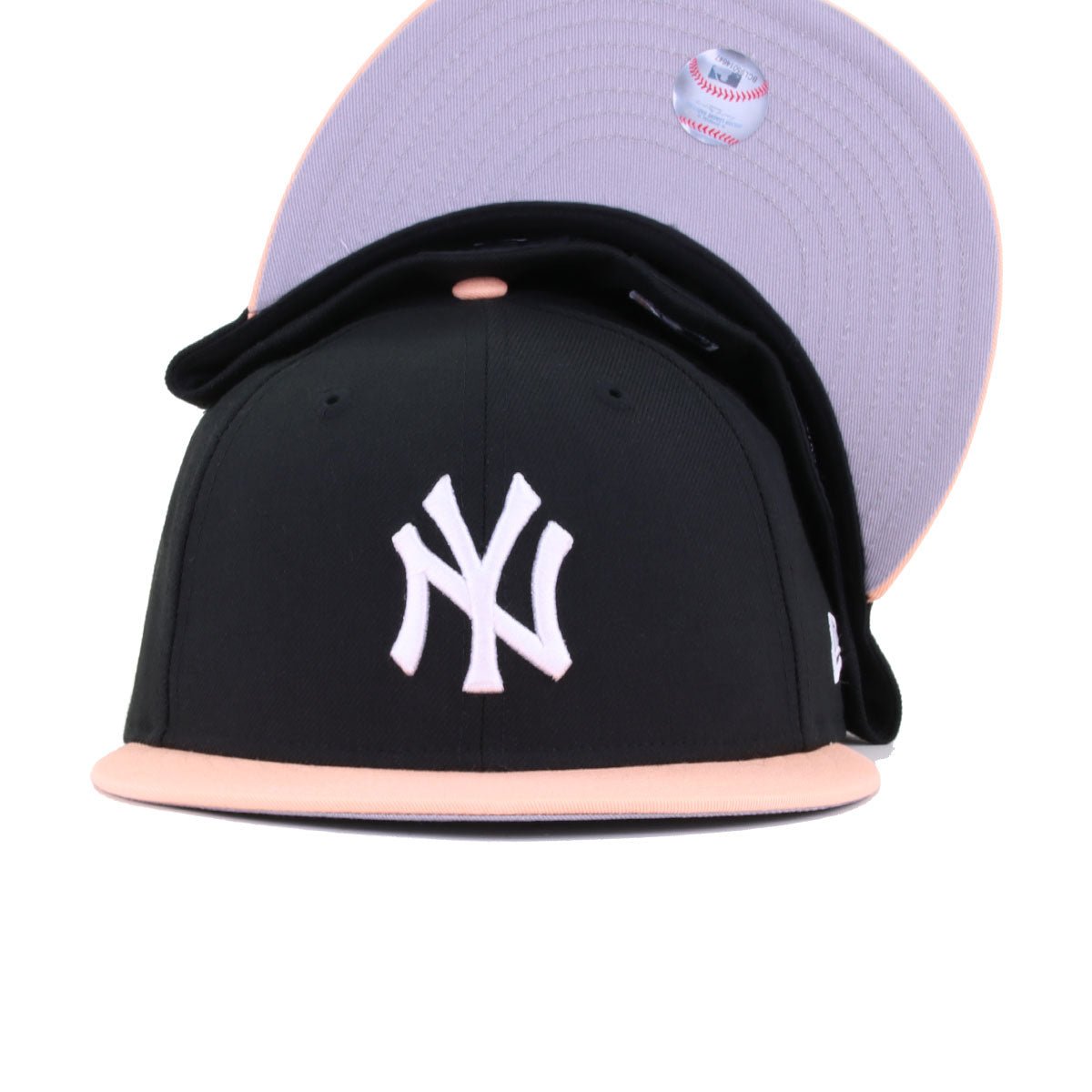 New York Yankees Black Peach New Era 59Fifty Fitted