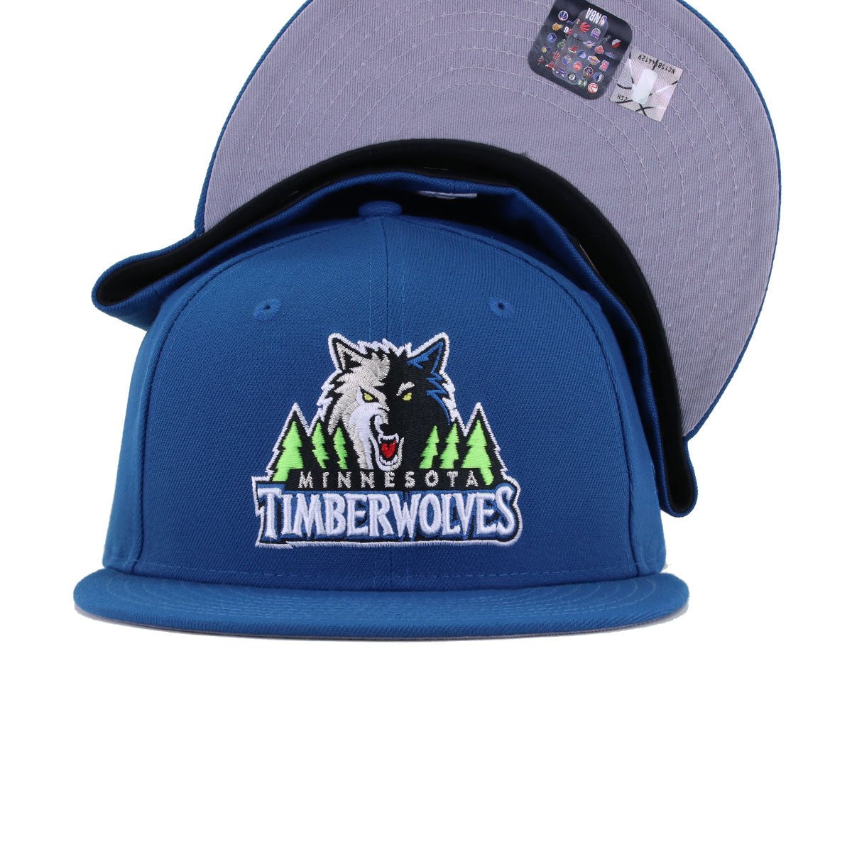 Minnesota Timberwolves Seashore Blue 1996 New Era 59Fifty Fitted