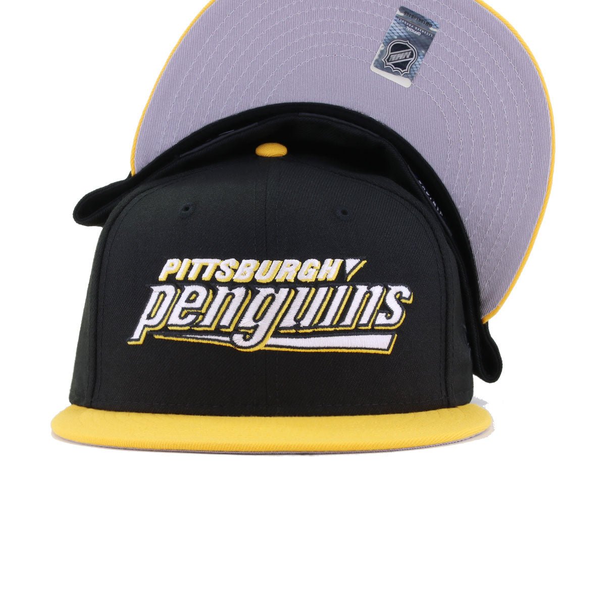 Pittsburgh Penguins Black A Gold 2002 New Era 59Fifty Fitted