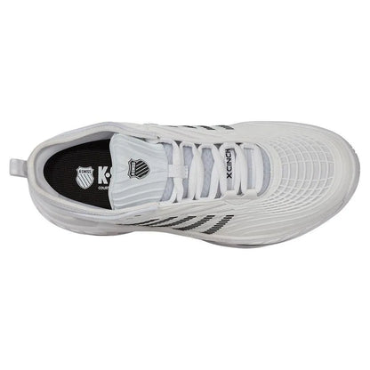 Men's Hypercourt Supreme 2 Tennis Shoes White and Black