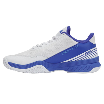 Men's SpeedEx 2 Tennis Shoes White and Dazzling Blue