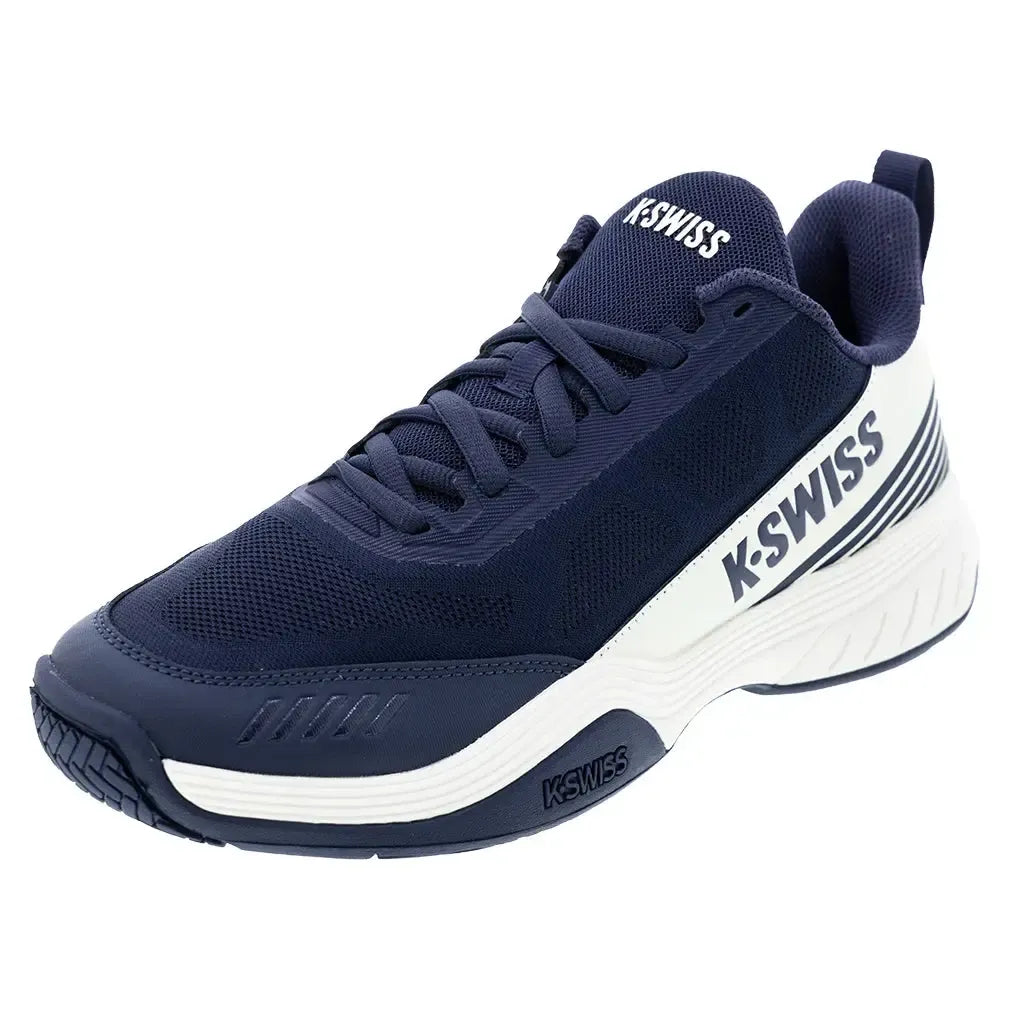 Men's SpeedEx 2 Tennis Shoes Naval Academy and Blanc de Blanc-Footwear-K-Swiss-09486-421H25copy-Tennis Express
