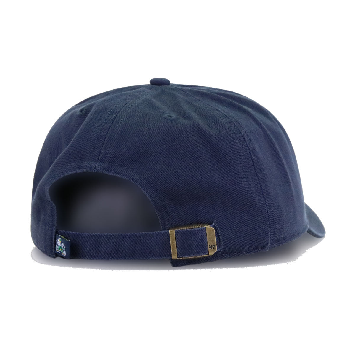 Notre Dame University Fighting Irish Navy Leprechaun 47 Brand Clean Up Dad Hat