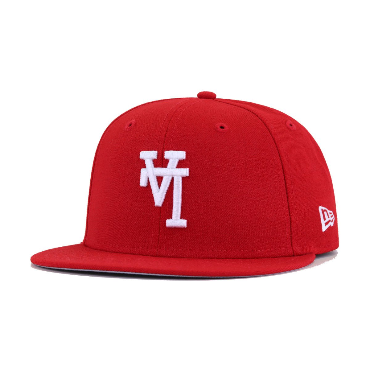 Los Angeles Dodgers Scarlet Upside Down New Era 59Fifty Fitted
