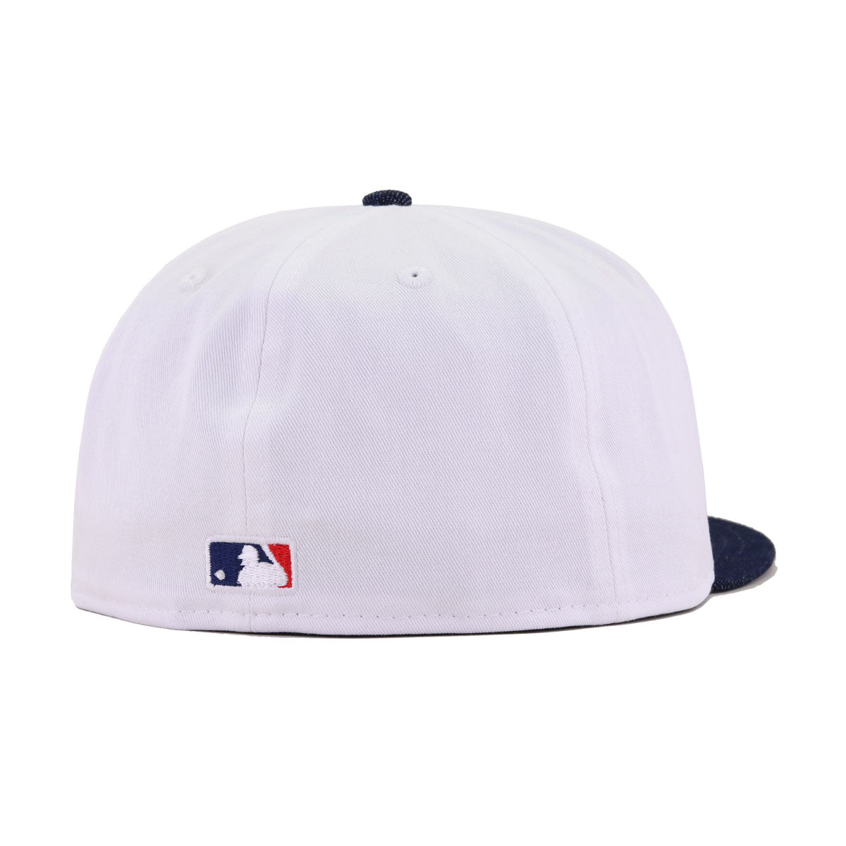 New York Yankees White Light Navy Denim New Era 59Fifty Fitted