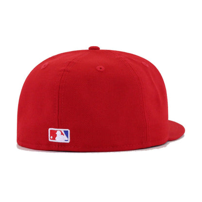 Philadelphia Phillies Scarlet Upside Down New Era 59Fifty Fitted
