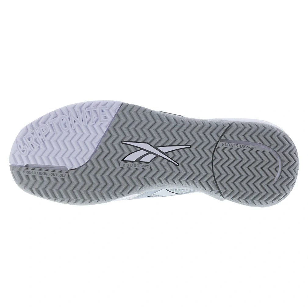 Unisex Nano Court Training Shoes Grey and White