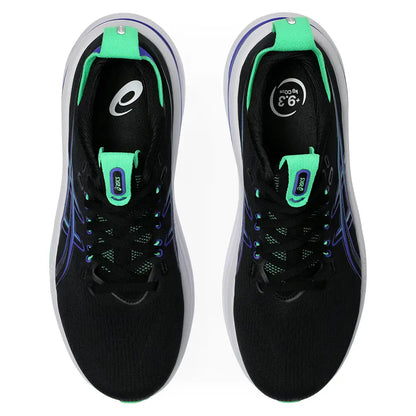 Men's Gel-Nimbus 28 Running Shoes Black and Cobalt Burst