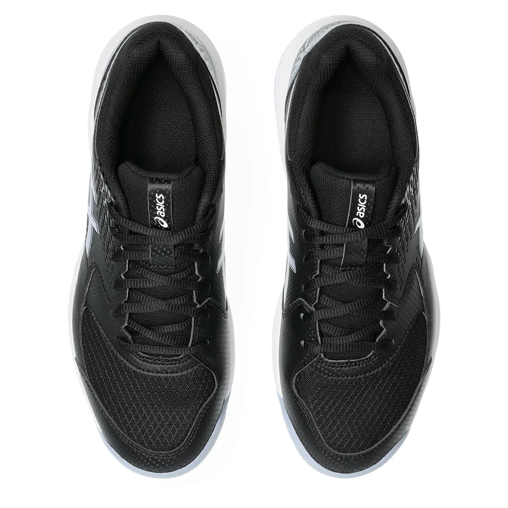 Men's GEL-Dedicate 8 Tennis Shoes Black and Grey Blue