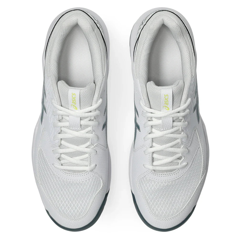 Men's GEL-Dedicate 8 2E Width Tennis Shoes White and Ironclad