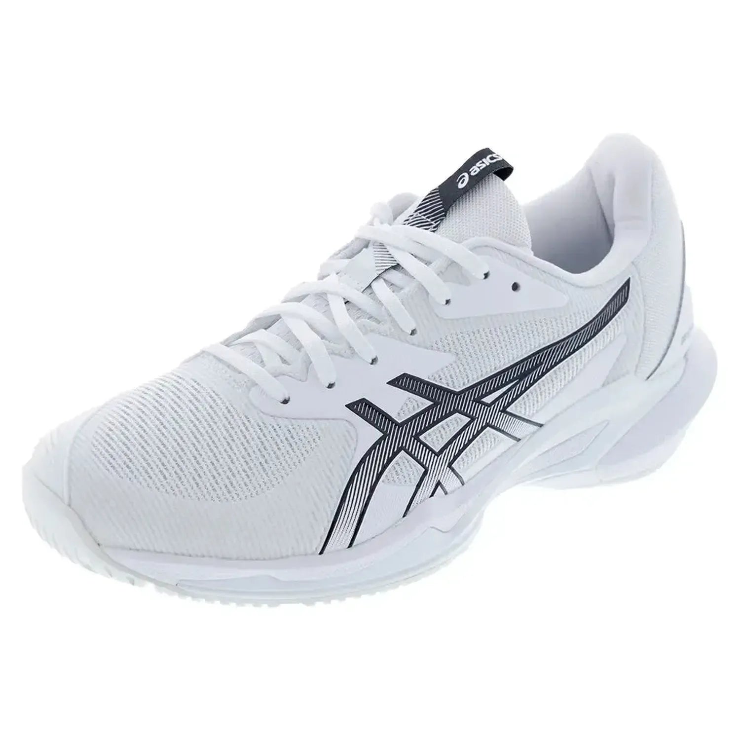 Men's Solution Speed FF 3 Tennis Shoes White and Black-Footwear-Asics-1041A438-101Bcopy-1-[Sku]-Tennis Express