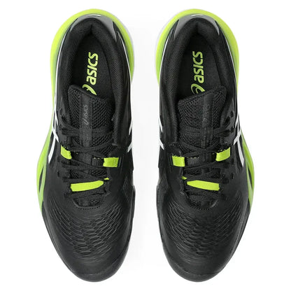 Men's GEL-Resolution X Tennis Shoes Black and White