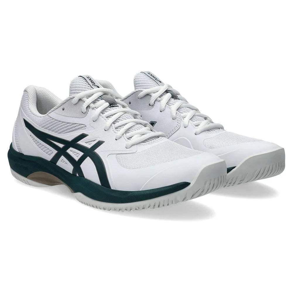 Men's Game FF Tennis Shoes White and Saxon Green