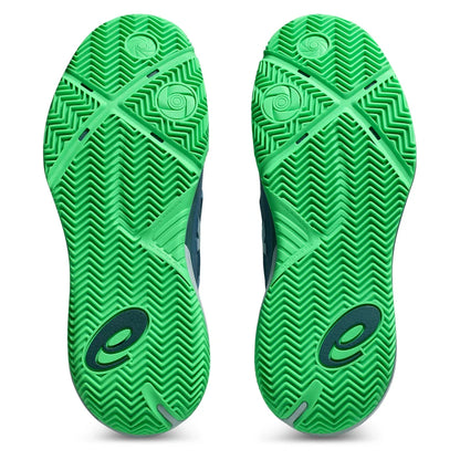 Men's GEL-Resolution X Padel Shoes Saba Blue and Cool Grey
