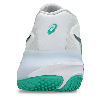 Men's GEL-Resolution X Omnicourt Tennis Shoes White and Dark Neptune