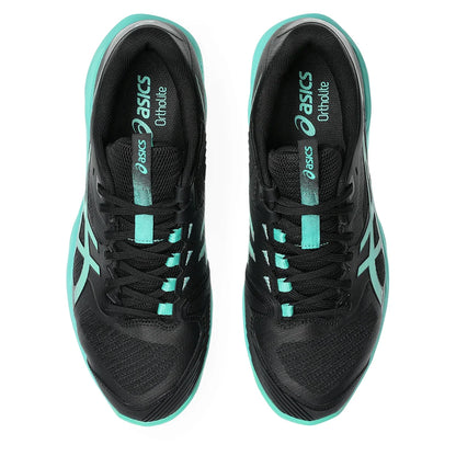 Men's Solution Speed FF 4 Tennis Shoes Black and Aurora Green