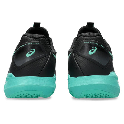 Men's Solution Speed FF 4 Tennis Shoes Black and Aurora Green