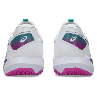 Men's Solution Speed FF 4 Tennis Shoes White and Digital Sakura