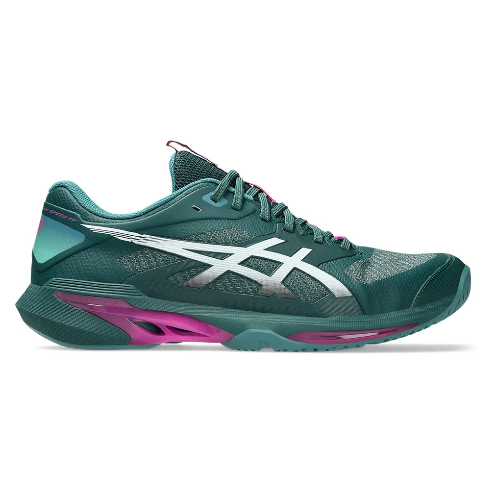Men's Solution Speed FF 4 Tennis Shoes Dark Neptune and White