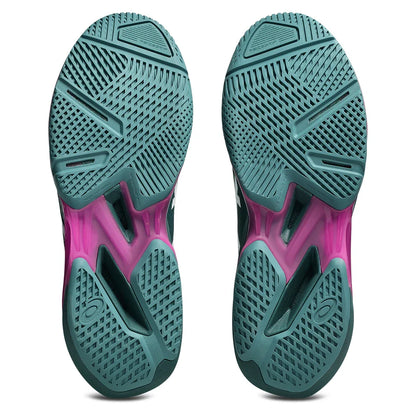 Men's Solution Speed FF 4 Tennis Shoes Dark Neptune and White