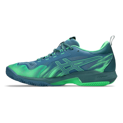 Men's SonicSmash FF Padel Shoes Saba Blue and Vital Green