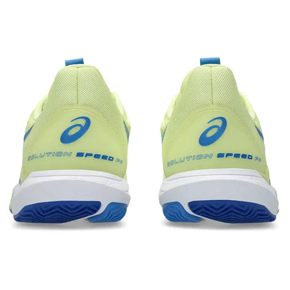 Women's Solution Speed FF 3 Clay Tennis Shoes Huddle Yellow and Blue Coast