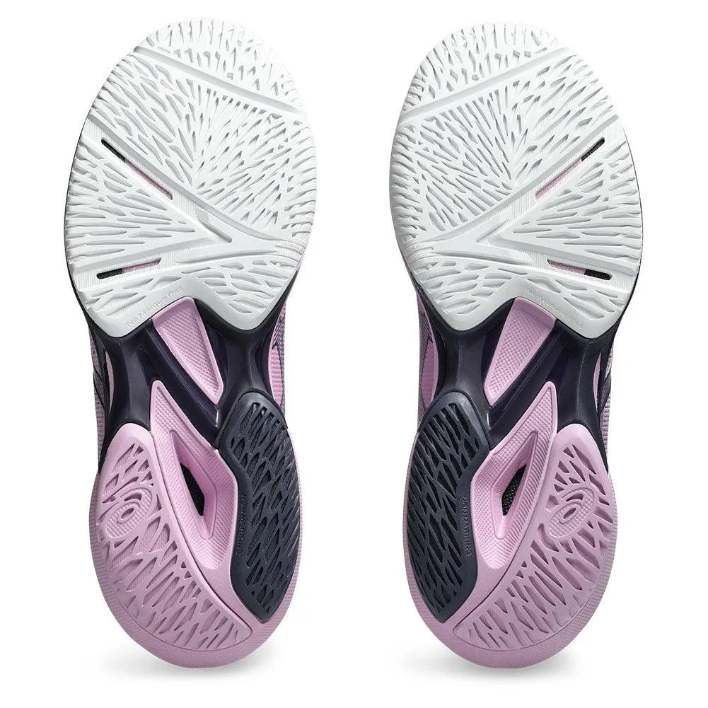 Women's Solution Speed FF 3 Tennis Shoes Light Ube and Indigo Fog