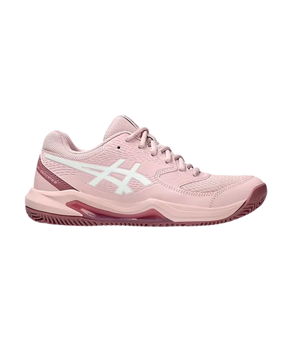 Padel Shoes Asics Gel-Dedicate 8 Clay Mujer Watershed Rose/White