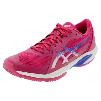Women's Solution Swift FF 2 Tennis Shoes Bright Rose and Dark Cobalt-Footwear-Asics-1042A265-701F25copy-Tennis Express