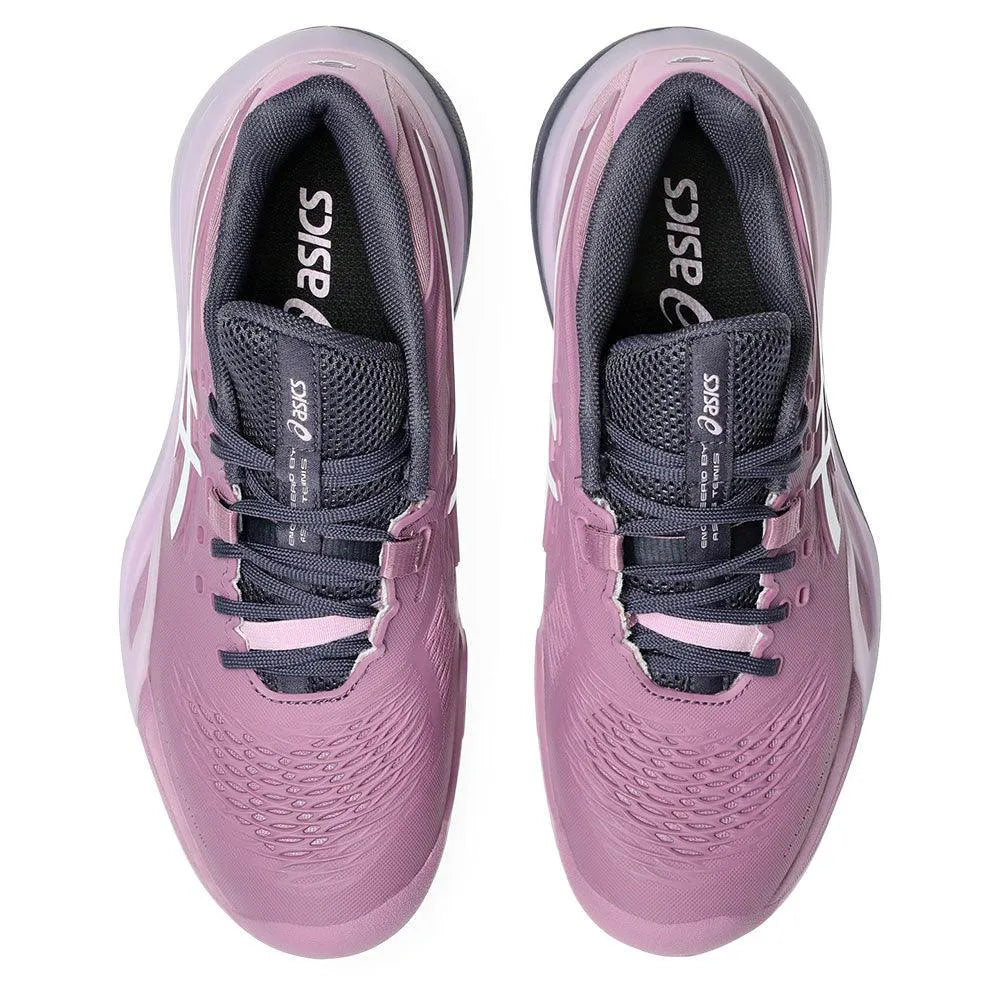 Women's GEL-Resolution X Clay Tennis Shoes Ube and White