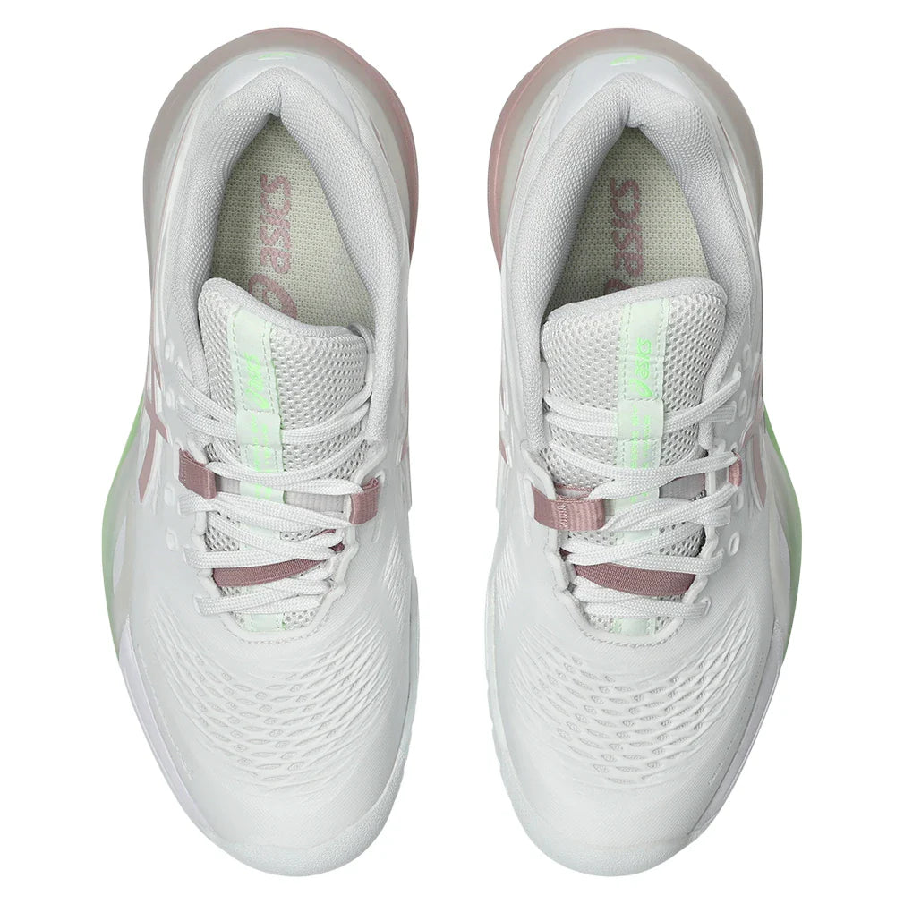 Women's GEL-Resolution X Tennis Shoes White and Morganite