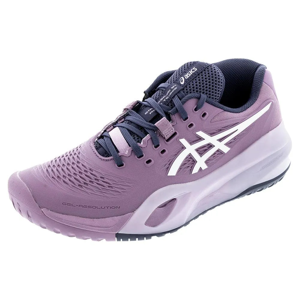 Women's GEL-Resolution X Tennis Shoes Ube and White-Footwear-Asics-1042A279-500S25-1-[Sku]-Tennis Express