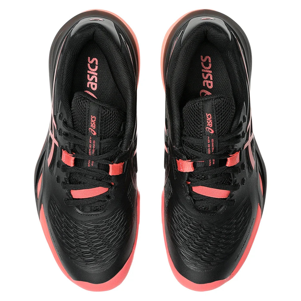 Women's GEL-Resolution X Tennis Shoes Black and Sienna