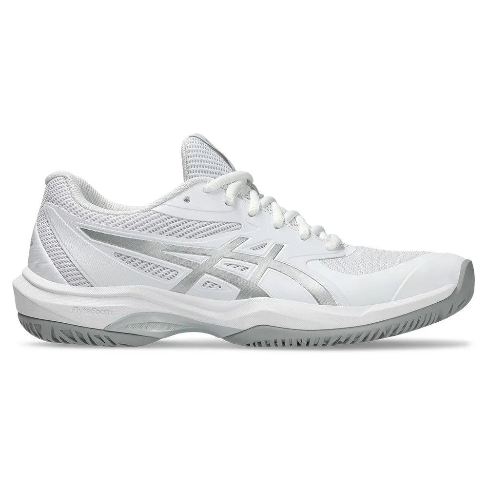 Women's Game FF Tennis Shoes White and Pure Silver