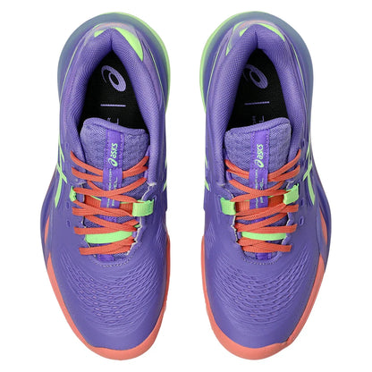 Women's GEL-Resolution X Padel Shoes Amethyst and Illuminate Green