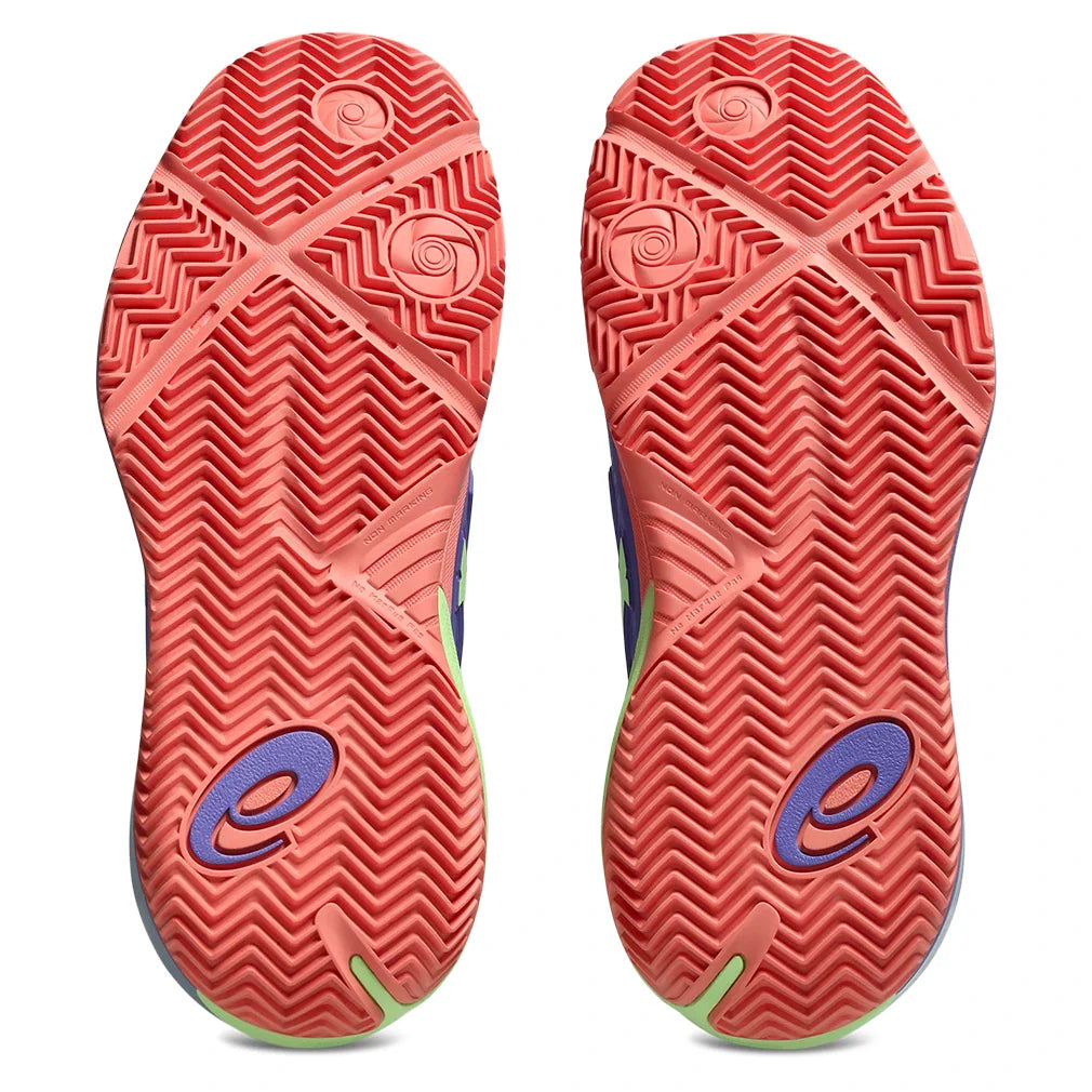 Women's GEL-Resolution X Padel Shoes Amethyst and Illuminate Green